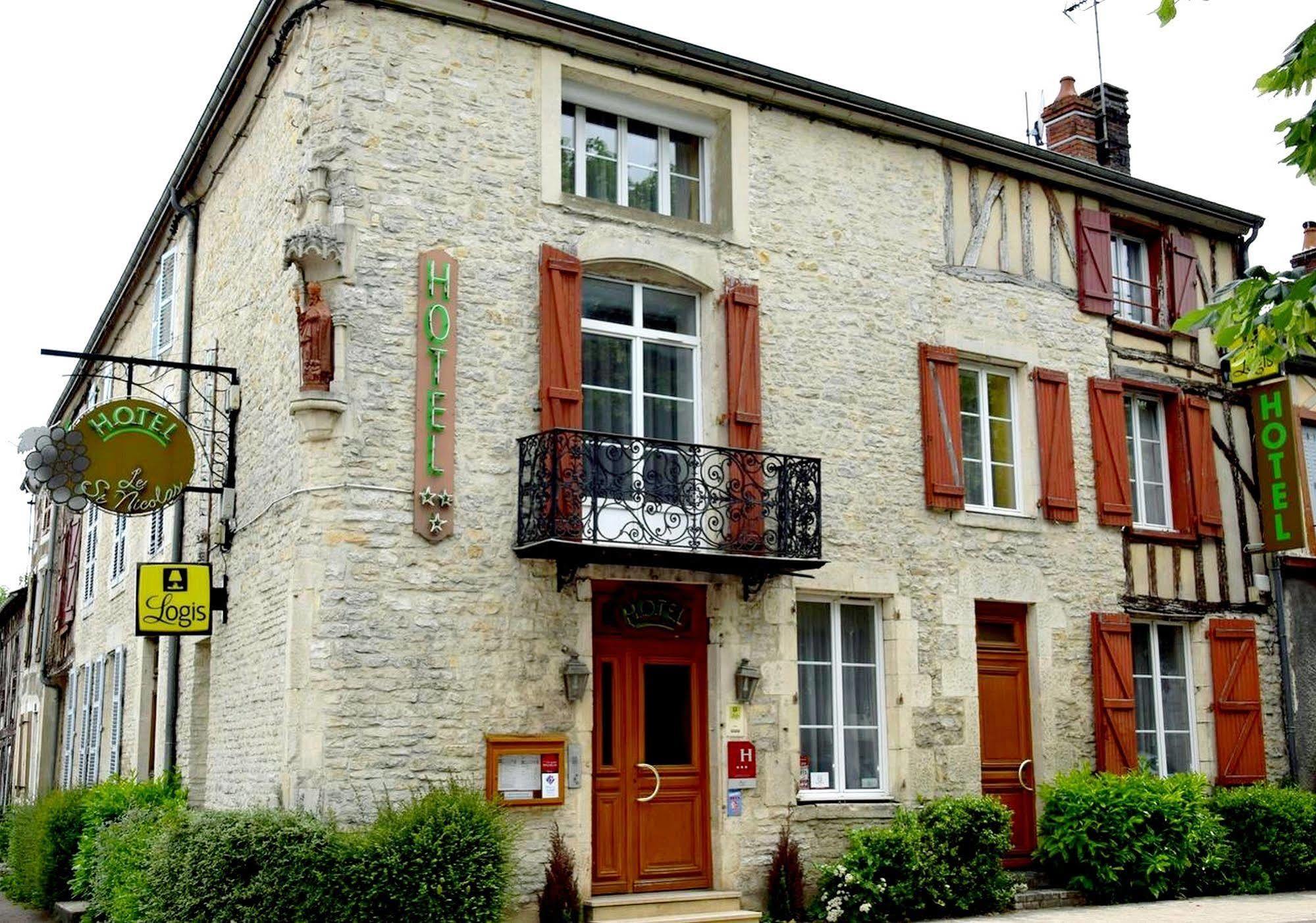 Logis Le Saint Nicolas Bar-sur-Aube Exterior foto